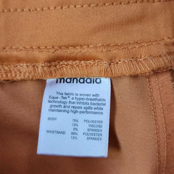 Women's Stylish Orange Cargo Pants - Picture 5 of 6